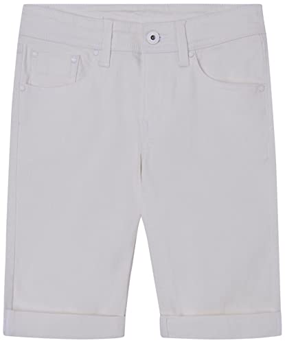 Pepe Jeans Szorty chłopięce Becket Short, biały (Denim-tr0), 4 lat