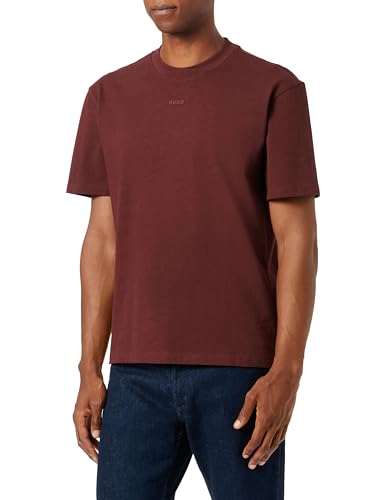 HUGO koszulka męska dapolino, Dark Red604, L