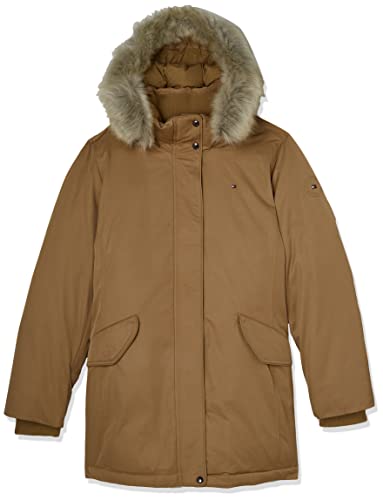 Tommy Hilfiger Sorona wyściełana parka damska, Wiejskie khaki, M