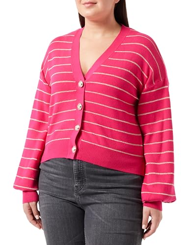 NAEMI Damski kardigan 11025361-NA01, różowy, XS/S, Rosa, XS-S