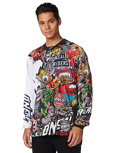 O'Neal Mayhem Crank męska koszulka, Korba czarna/wiele, S