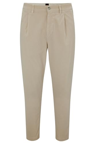 BOSS Spodnie męskie płaskie, biały (Open White), 3634