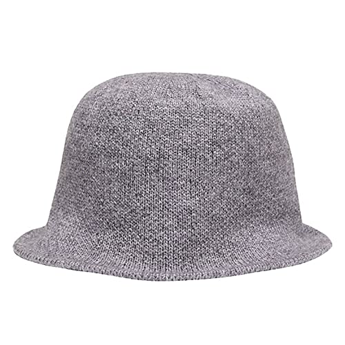 Urban Classics Czapka unisex Knit Bucket Hat Heathergrey one Size, Heathergrey, jeden rozmiar