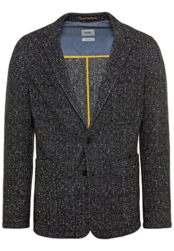 Camel Active Męska Marynarka 442305/8I37, Luźny Blezer, Grafitowy Szary, 56 De