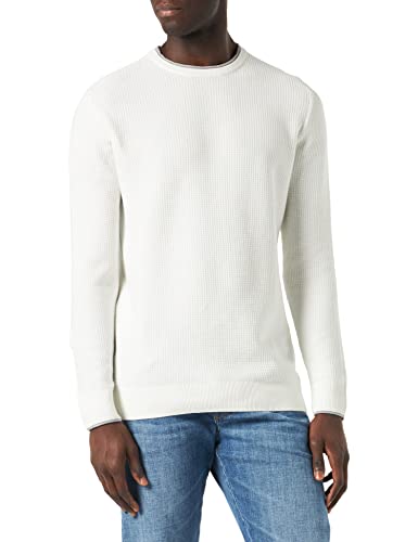 s.Oliver Bernd Freier GmbH & Co. KG Męska kurtka z dzianiny, biała, 3XL, biały, 3XL