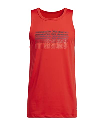 adidas Męski tank top Don Fof Tank bez rękawów, Rojint, XS, Rojint, XS