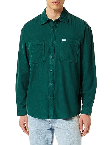 Wrangler Koszulka męska, Dark Matcha, M