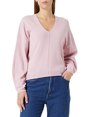 Sisley Damski sweter z dekoltem w serek L/S 1044M400B, różowy 23, XS