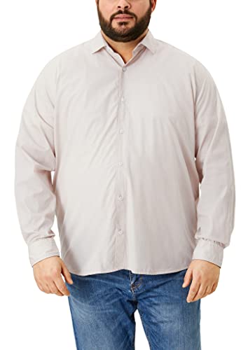 s.Oliver Big Size Męska koszula z długim rękawem, biała, rozmiar 4XL