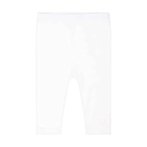 Steiff Dziewczęce legginsy, jasnobiałe, slim fit, Bright White, 80 cm