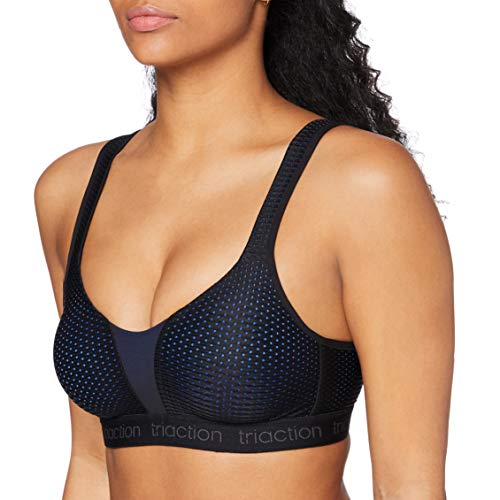 Triumph Triaction Energy Lite sportowy biustonosz bez fiszbin, czarny, 70E