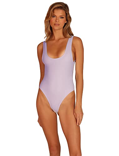 OW COLLECTION Women's Hanna kostium kąpielowy, oddzielny, fioletowy, rozmiar L