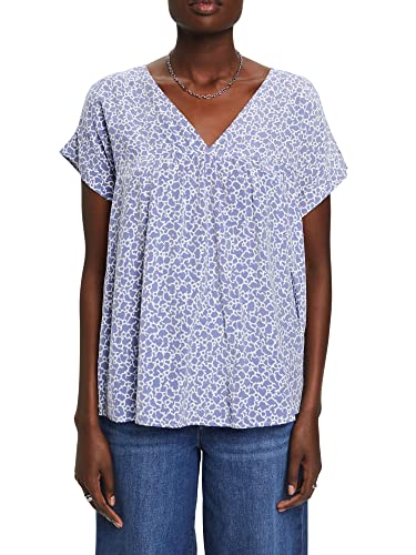 ESPRIT Damska bluzka 033EE1F318, 418/INK 4, XXS, 418/Ink 4, XXS
