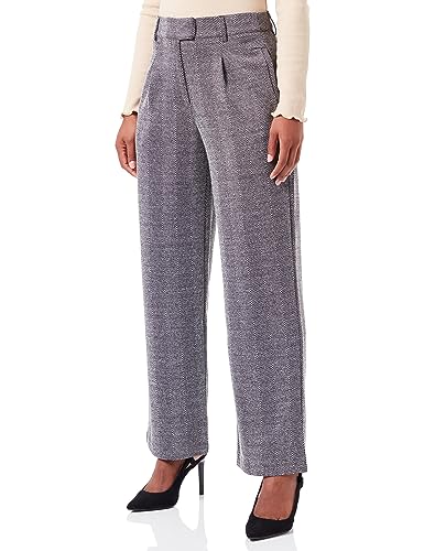 ICHI Damskie spodnie biznesowe Ihkate Structure Pa, 194008/Black, L