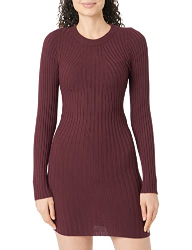 bestseller a/s Sukienka damska VMKIKI LS O-Neck GA NOOS Sukienka Winetasting, XS