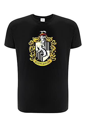 ERT GROUP Oryginalna i oficjalnie licencjonowana przez Harry Potter czarna koszulka męska, wzór Harry Potter 046, nadruk jednostronny, rozmiar XS
