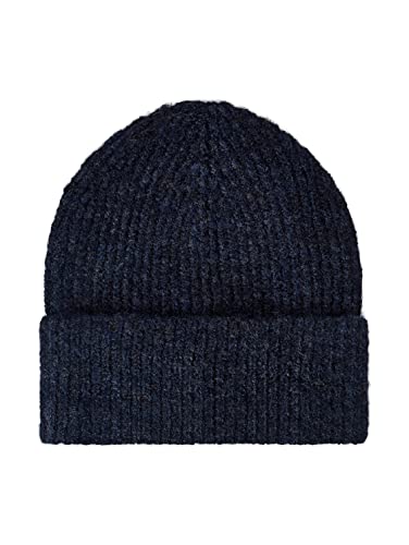 TOM TAILOR Denim Damski Czapka beanie 1033066, 10591 - Dark Blue Melange, ONESIZE
