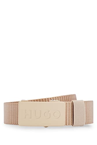 HUGO Gasper-Tape_sz35 Pasek, Medium Beżowy 260, 120 cm Mężczyźni, M Beżowy 260, 120 cm