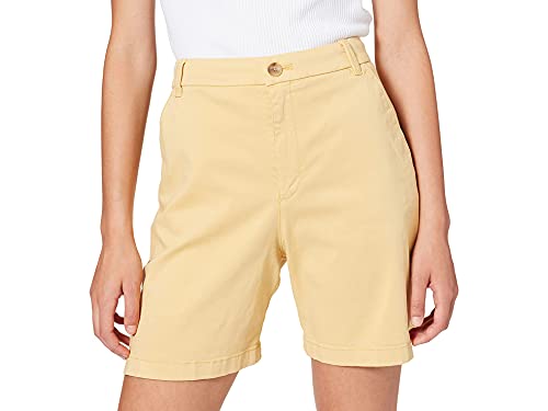 Spodnie damskie BOSS Sichily-d, Żółty (Jasny/Pastelowy Żółty 743), 38