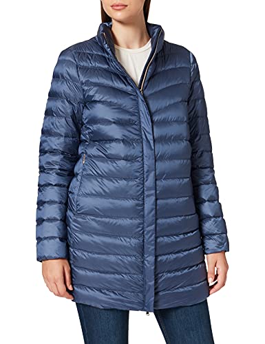 top Geox Damski płaszcz puchowy D Jaysen, Ciemny niebieski limoges/Ra, 36