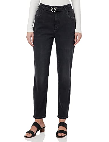 Pinko Susan Skinny Denim Black Blk S Jeansy damskie, Z99_czarny Limuzyna, 29