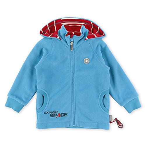 Sigikid Chłopięcy mini kaptur dziecięca kurtka polarowa, niebieska, normalna
