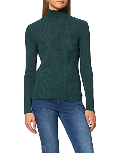 Naf Naf Myriam ML sweter damski, Ciemny zielony, M
