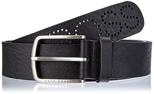 BOSS Męski pasek Sander_Sz40, czarny (Black1), 80