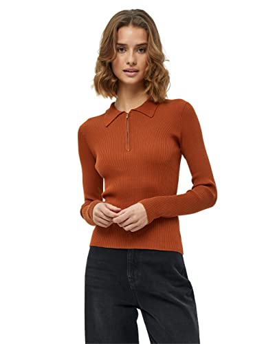 Minus Damski sweter z dzianiny Sunva Desert Sand, L