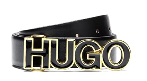 HUGO Pasek damski, czarny 2, 80