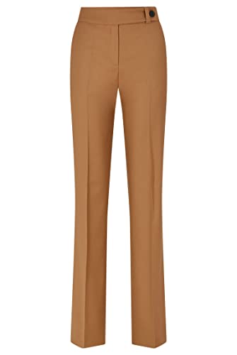 HUGO Damskie spodnie Hettis, Open Brown246, 40