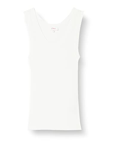 s.Oliver Damski top z dzianiny, krem 0210, 44