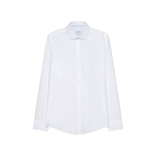 Seidensticker Męska koszula biznesowa, biały, 36 PL