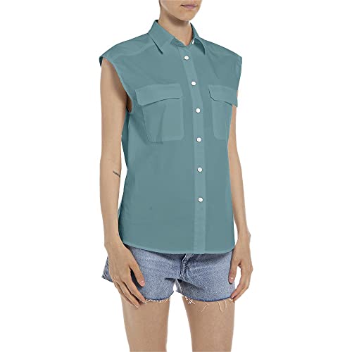 Replay Bluzka damska W2096, 608 Sugar Paper, XS, 608 Sugar Paper, XS