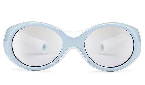 NANO Nanito Okulary Unisex dla dzieci, Pastelowy niebieski/biały, 42/17