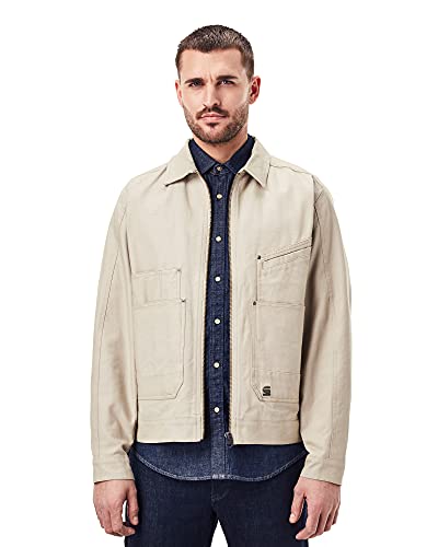 G-STAR RAW Męska kurtka Trucker, Khaki C409-367, L