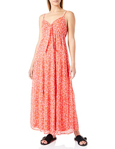 VERO MODA Sukienka damska Vmsmilla Singlet Ankle Dress WVN Ga, Gorzki słodki/Aop: sine, M