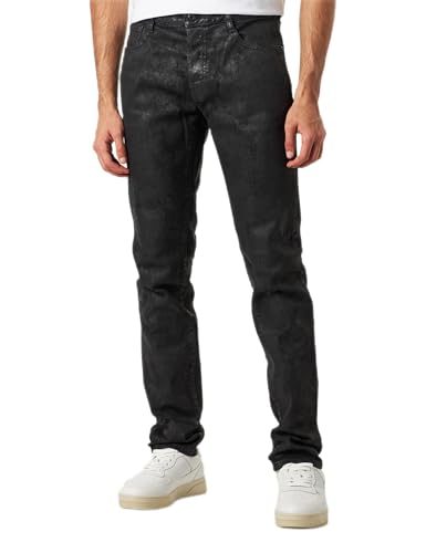 Just Cavalli Spodnie męskie z 5 kieszeniami dżinsów, 900 czarne, 36