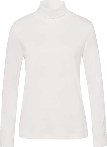BRAX Damska koszulka z golfem Camilla Peached Single Jersey o wyglądzie Cleaner, Ivory, 40