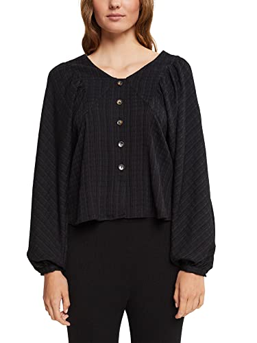 edc by ESPRIT Bluzka damska 102CC1F304, 001/BLACK, XS