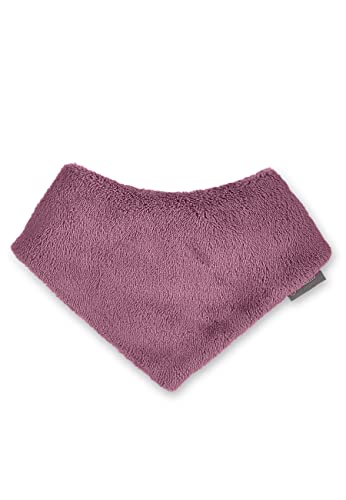 Sterntaler Unisex dziecięca chusta trójkątna z pluszu, tylna strona z mikropolaru, Rosa, 1