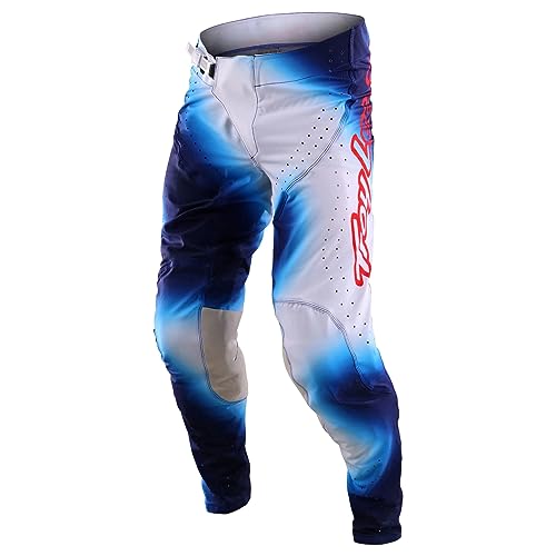 Troy Lee Designs Spodnie Motocykl SE Ultra Połysk z najnowocześniejszą tkaniną techniczną, Biały, 26