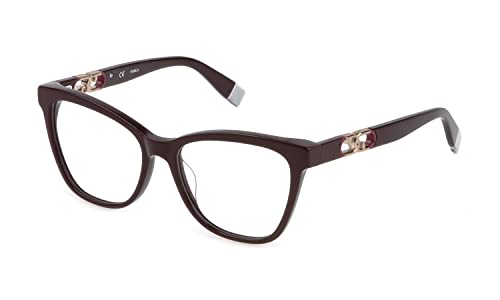 Furla Damskie okulary przeciwsłoneczne Vfu633, Full Bordeaux, 66, Full Bordeaux