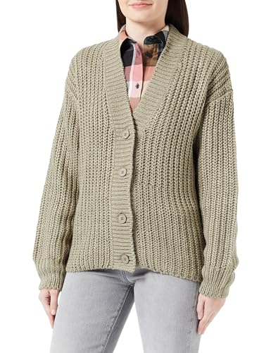 Blue Seven Damski kardigan z dzianiny, khaki, 40