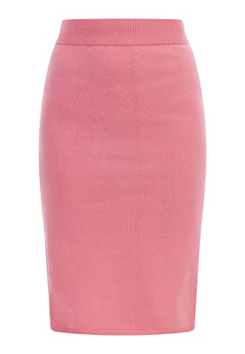 myMo Spódnica midi z dzianiny damska 12426721, Rosa, L