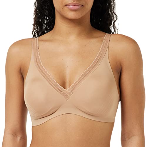 Sloggi Body Adapt Twist T-Shirt Bra wyściełany biustonosz, Nostalgic Brown, M Plus