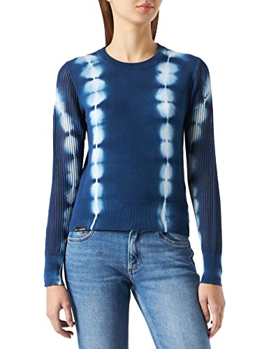 Desigual Sweter damski JERS_Muriel, niebieski, XS