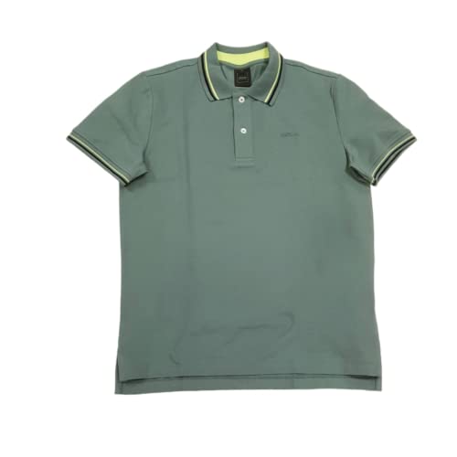 Geox Męska koszulka polo M Silver Pine, S, srebrny, S