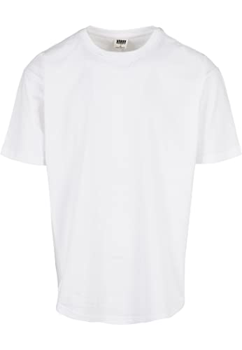 Urban Classics Męski T-shirt, biały + czarny, M