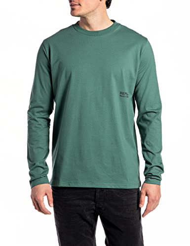 Replay T-shirt męski, 539 Green, S